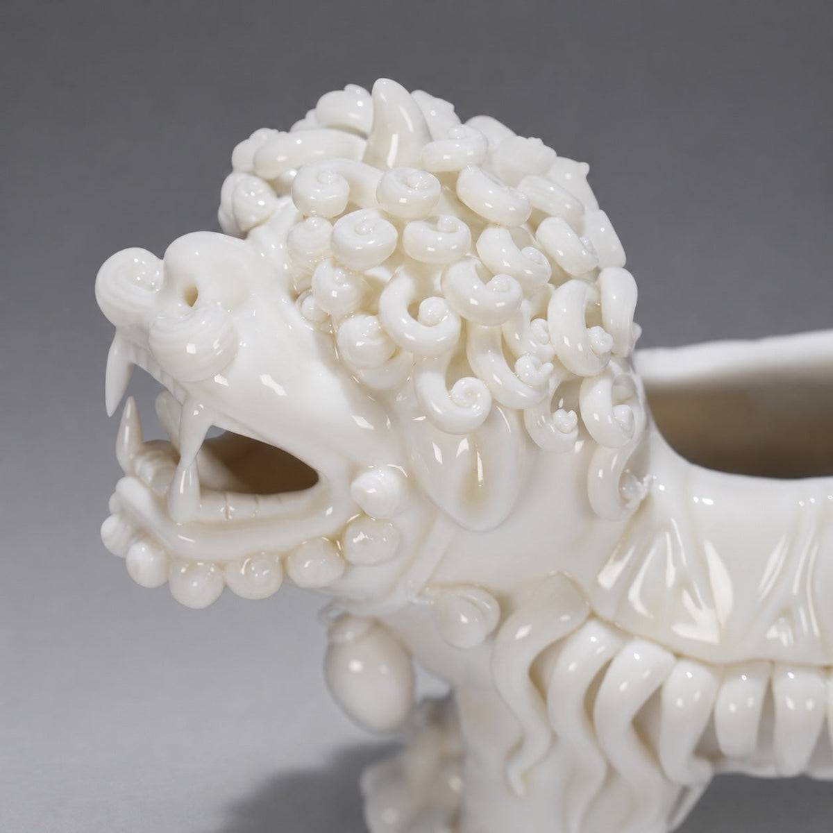 Jin Mao Hou Censer · 金毛犼香爐 — product photo on grey | 見素 XIANSU