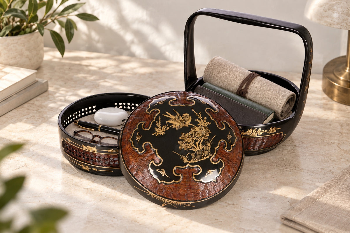 Xie Lan · Yongchun Lacquer Basket · 謝籃·永春漆籃