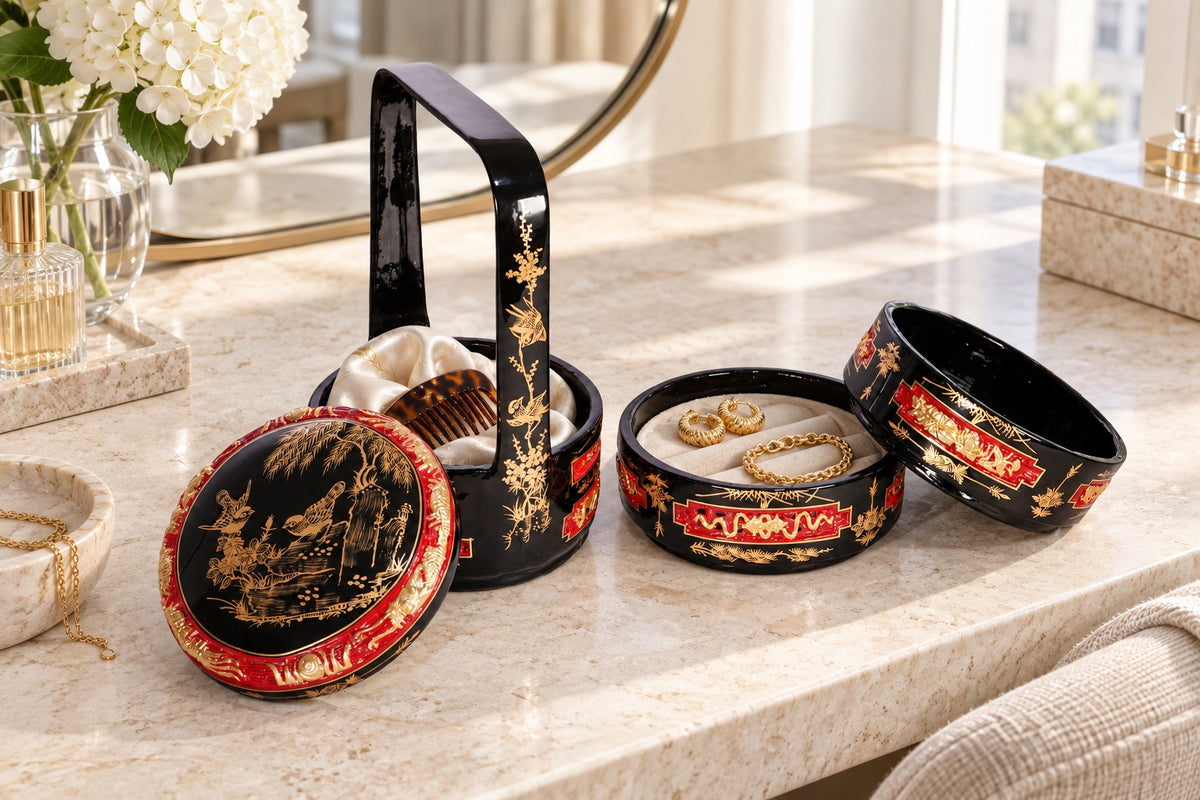 Chun Sheng · Yongchun Lacquer Basket · 春盛·永春漆籃