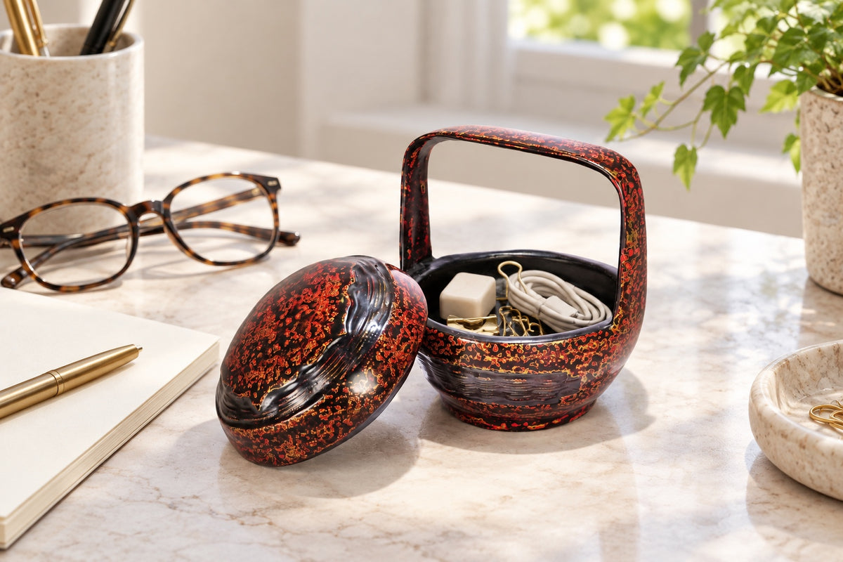 Huai Zhu · Yongchun Lacquer Mini Basket · 懷珠·永春漆籃