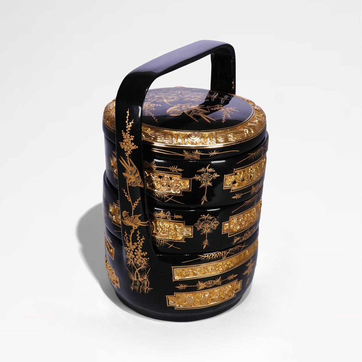 Yue Niang · 月娘·永春漆籃 — product photo on grey | 見素 XIANSU